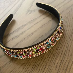 Colorful crystal headband